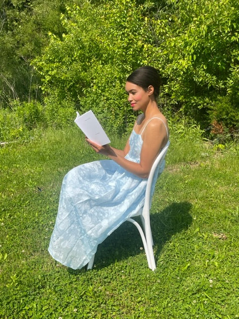 Baby Floral Blue Dress
