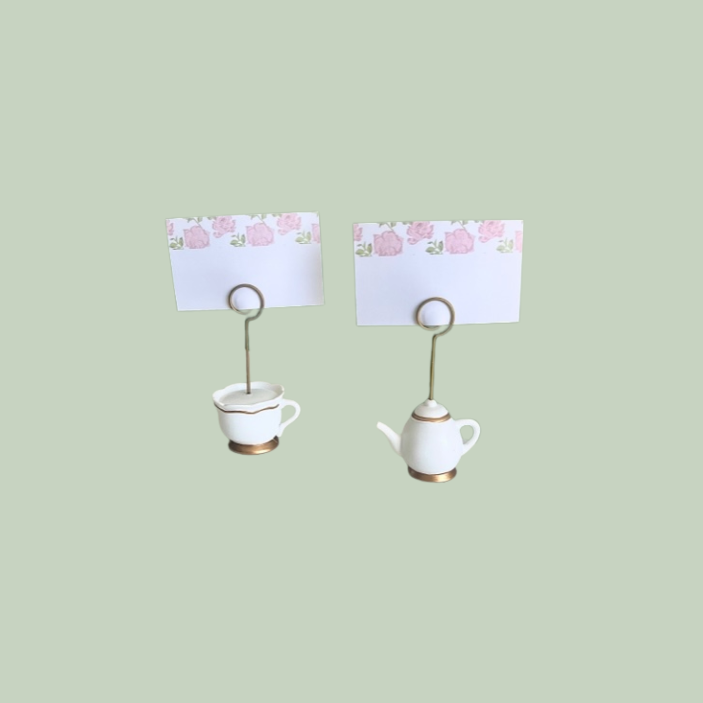 Name Card Holders (6 pieces with cards)