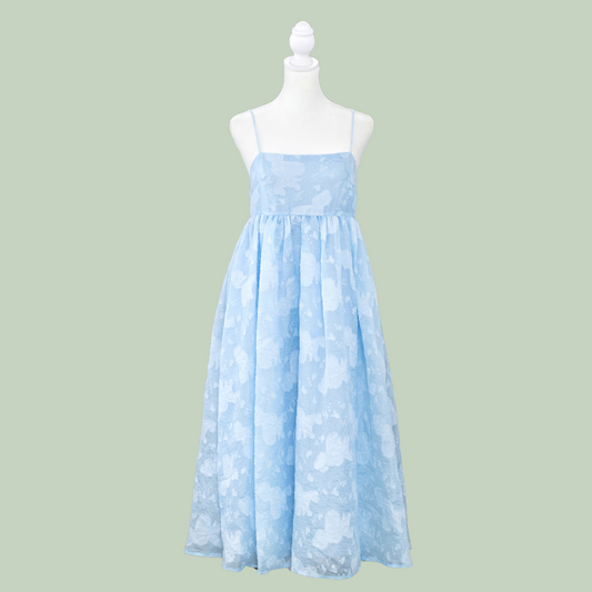 Baby Floral Blue Dress