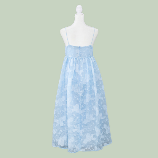 Baby Floral Blue Dress