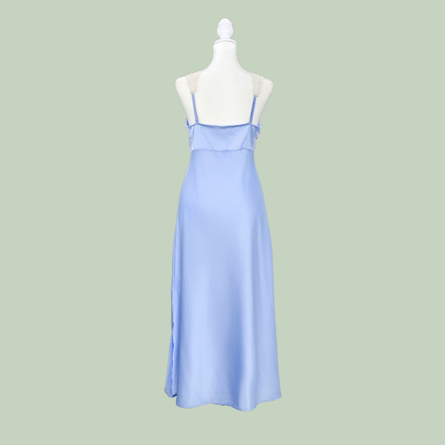 Blue Dusty Lace Dress