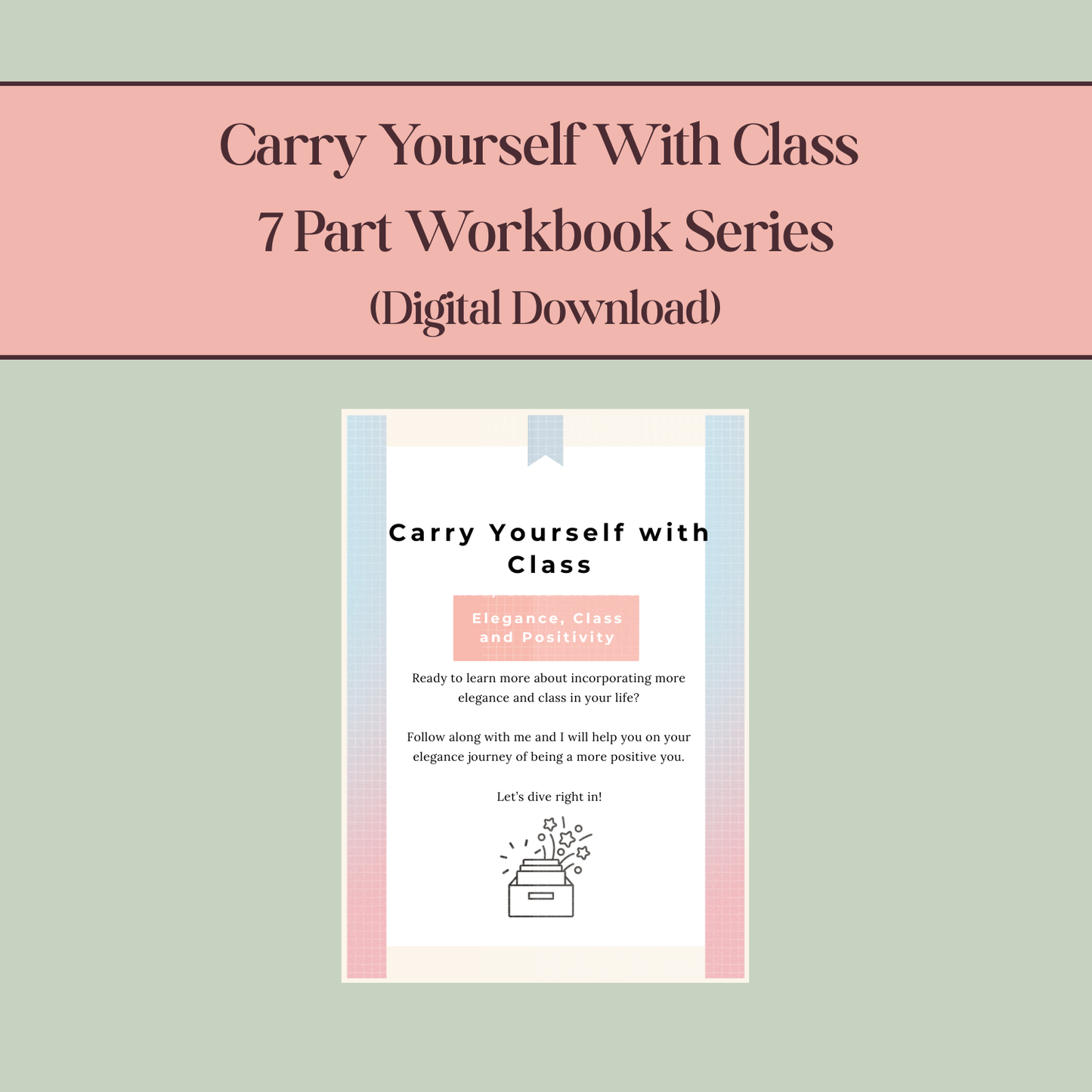 Digital Download: Carry Yourself With Class Workbooks