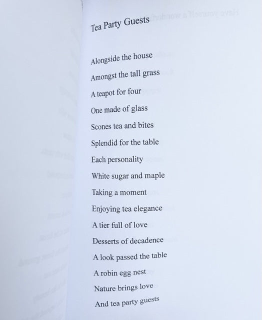 Tea Time (Time for tea poetry)