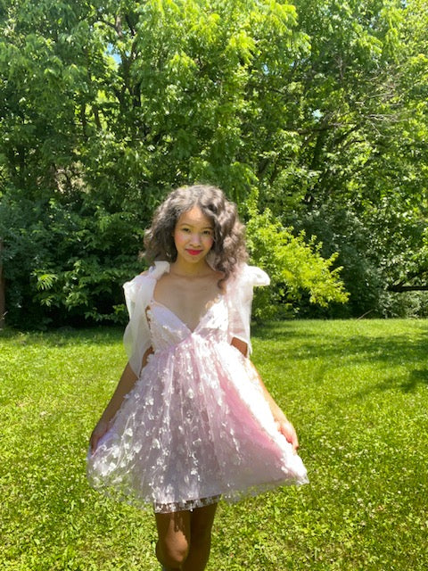 The Mini Petal Dress