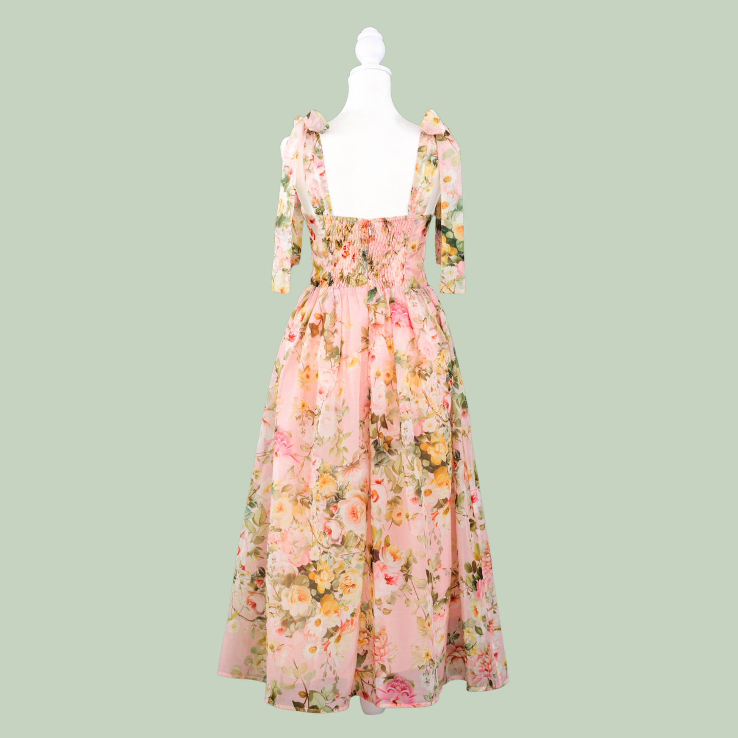 Peony Pink Floral Dress
