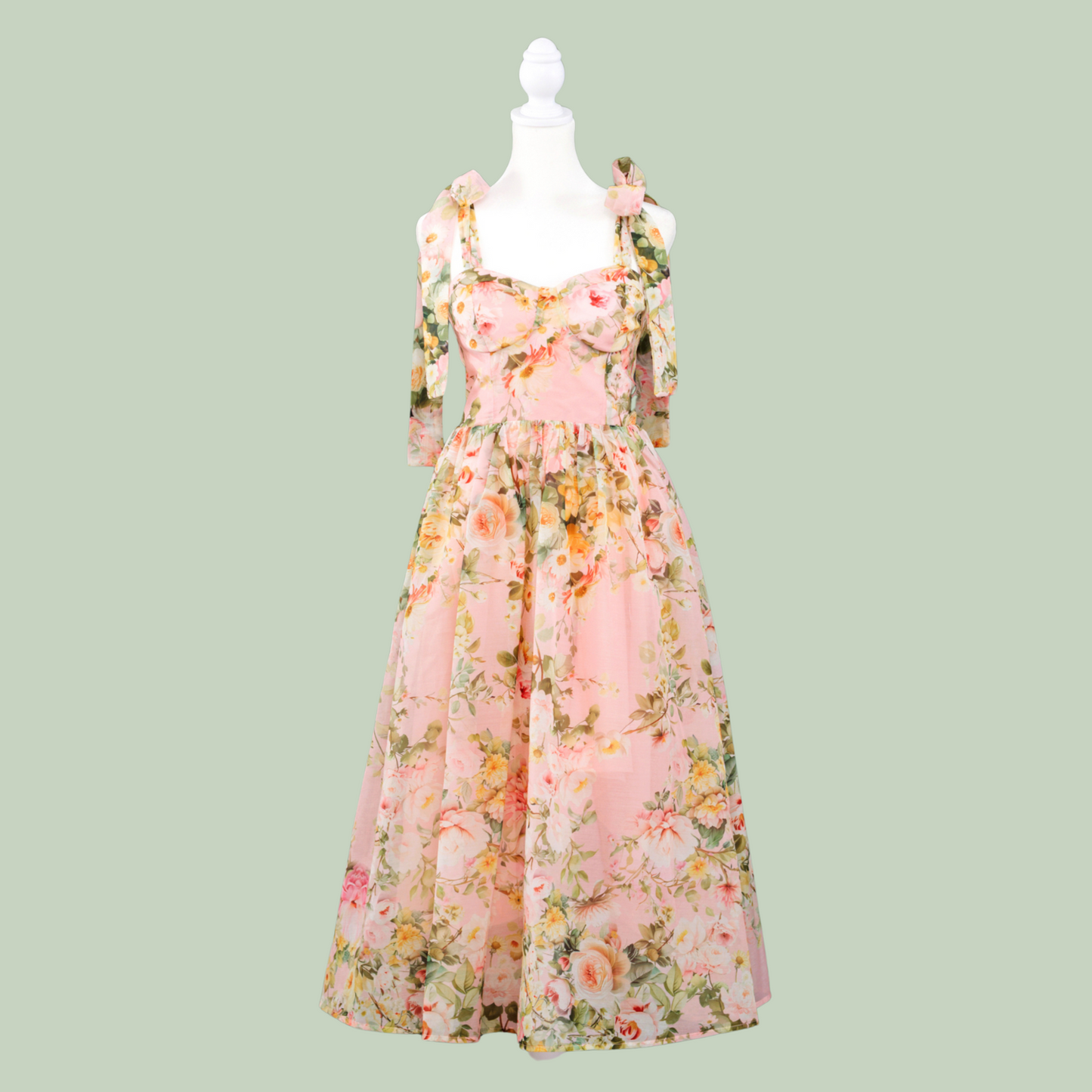 Peony Pink Floral Dress