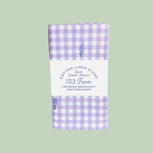 Lavender Tea Napkin