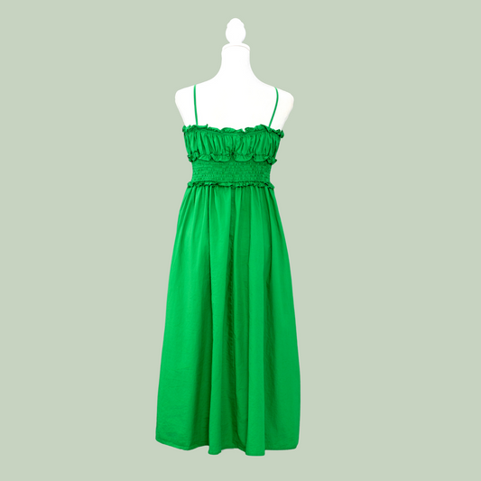 The Leafy Poplin Dress