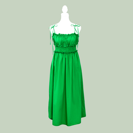 The Leafy Poplin Dress