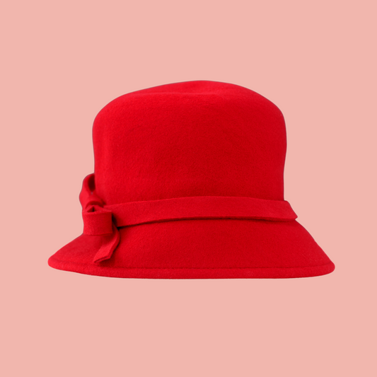 Red Bow Bucket Hat