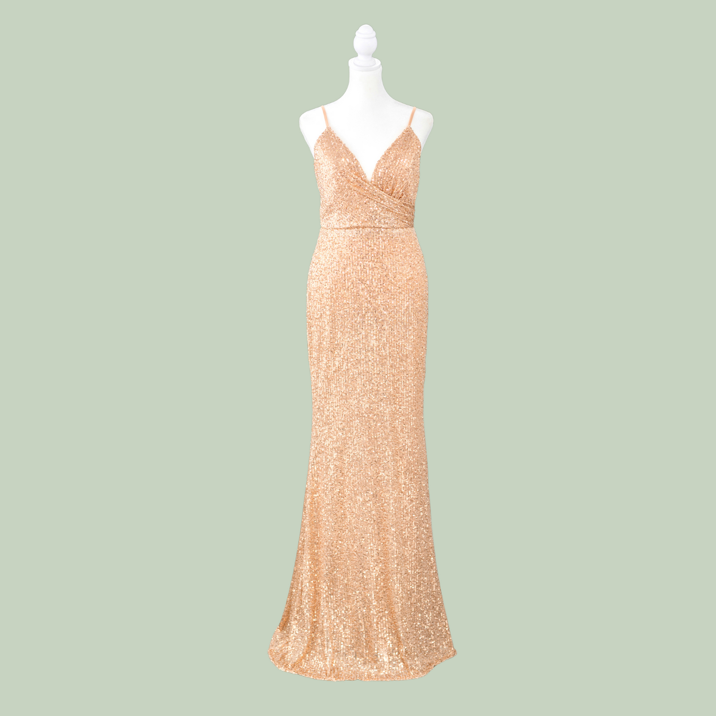 The Rosy Gold Sequin Dress